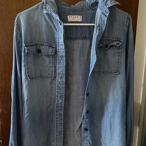 Denim flannel